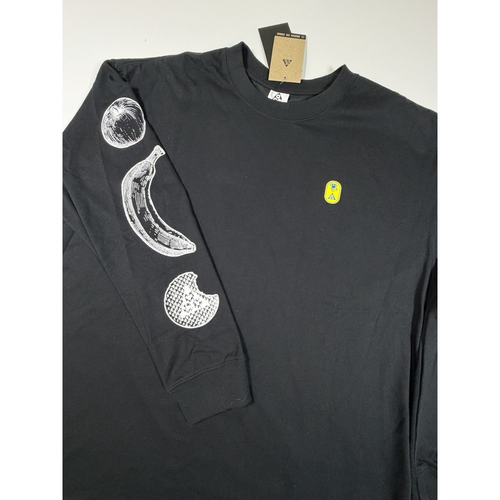 Nike ACG T-Shirt Top Shirt Long Sleeve Hike Snacks FV3488-010 $60 Men's XL